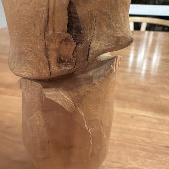 Bob Agnew Signed Wood Totem Sculpture California Studio Artist Dated 1980 - Picture 8 of 11